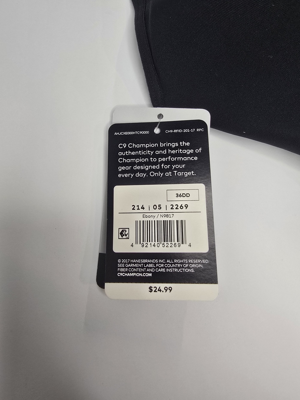 Champion Black Wireless Sports Bra - Picture 4 of 7